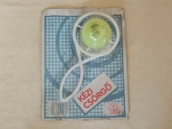 Kézi csörgő baba játék készíti Balázsi Péter BP retro eredeti csomagolásban