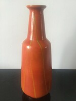 Tófej kerámia váza 34cm