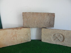 Antique bricks, monogrammed and dated, no. 18.