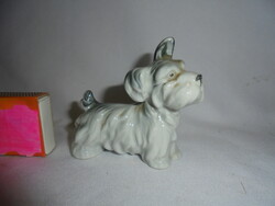 Porcelán kutya figura, nipp