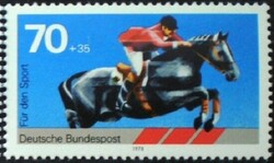 N968 / Germany 1978 sports aid stamp postal clerk