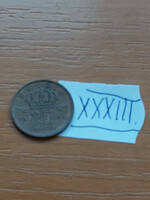 Belgium belgie 20 centimes 1954 xxxiii