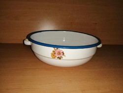 Bonyhád, flower pattern ear bowl - diam. 20 Cm