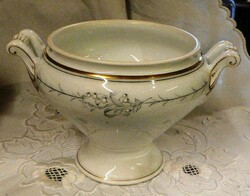 Old sauce porcelain bowl