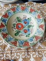 Old folk earthenware plate from Transylvania 6th Collection