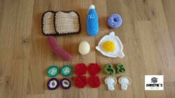 Crocheted breakfast package for children 2.