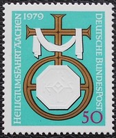 N1017 / Germany 1979 religion stamp postal clerk