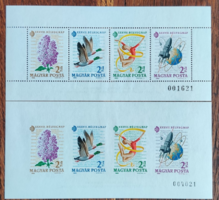 1964 37. Stamp Day commemorative stamp block pair, postal clean