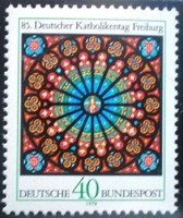 N977 / Germany 1978 Catholic Day in Freiburg stamp postal clerk