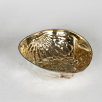 Silver walnut-shaped bowl