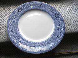 Gyémánt jelzéssel antik 1800-as évek porcelánfajansz tányér 23 cm