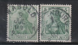 Deutsches Reich 0463 Mi  70 a,b       13,30 Euró