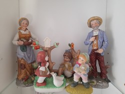 Ceramic figurine collection