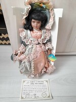 Ashley belle serially numbered period dress porcelain doll 40 cm