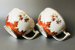 Orosz porcelán teás csészék egyben, gyűjtői