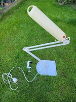 Lival global retro vintage neon összehajtható asztali lámpa öntöttvas tárolós talp a 70 es évekből.