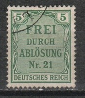 Deutches Reich 0058 Michel Hivatalos 3    0,70 Euro
