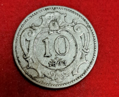 1893. Austria 10 heller (2095)
