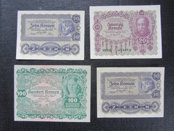 2×10 + 20+ 100 Krone 1922 Vienna /kronen wien