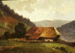 Ismeretlen festő (20.sz.első fele) : Alpesi táj
