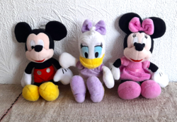 Disney klasszikus plüss figura - Mickey, Minnie, Daisy -  22 cm