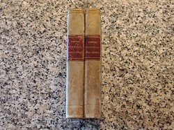 1849 Thieme English and German dictionary, complete 2 volumes (antique book)