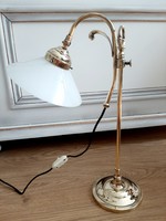 Beautiful antique refurbished solid copper desk lamp