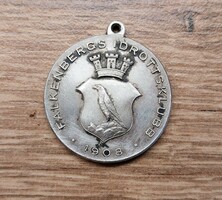 Swedish silver sports medal Falkenbergs idrottsklubb 1908