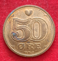1989. 50 Öre Dánia (645)