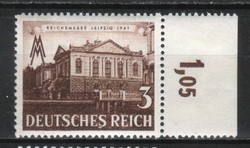 Postatiszta Reich 0219 az ívszél falcos       2,50   Euró