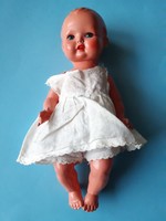 Old antique celluloid rubber minerva baby from buschow & beck before and after the war, approx. 30 Cm