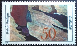 N957 / Germany 1978 aid to refugees stamp postal clerk