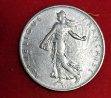 1964. France, 10 franc bimetal (748)