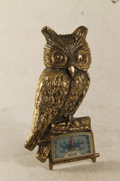 Bronzed owl thermometer 908