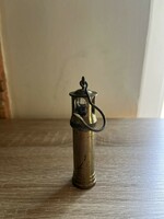 Small copper miner's lamp