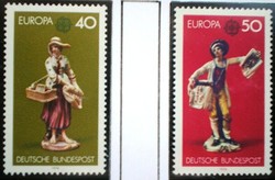 N890-1 / Germany 1976 europa cept stamp set postal clean