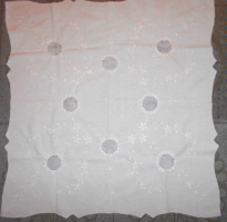 Tablecloth with openwork embroidery - 73 cm x 73 cm