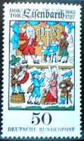N953 / Germany 1977 dr. Johann andreas eisenbarth stamp postal clerk