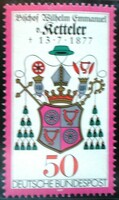 N941 / Germany 1977 wilhelm emmanuel von ketteler minister stamp postal clerk