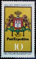 N948 / Germany 1977 stamp day stamp postal clerk