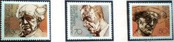 N959-61 / Germany 1978 Literature Nobel Prize Winners Block Stamps Postal Clerk
