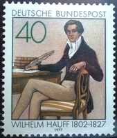 N954 / Germany 1977 wilhelm hauff stamp postal clerk