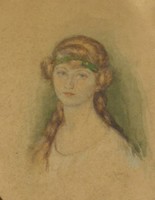Jolán Csík (1887-): portrait of a girl