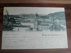 Antique sheet, Austria, Salzburg, from 1898