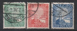 Deutsches Reich 0838 Mi 372-374     2,40   Euró