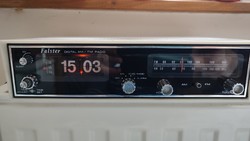 A nice retro flip-up radio clock works, see: video