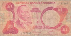 1 naira 1979-84 Nigéria 5.signo