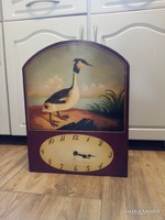 Special key cabinet with clock. 46 X 35 x 8 cm.