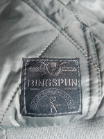 Ringspun military brighter hooded quilted s green jacket. You can see the color in the first picture with the label