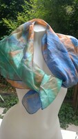 Bursa silk blanket with gorgeous colors 87x82 cm
